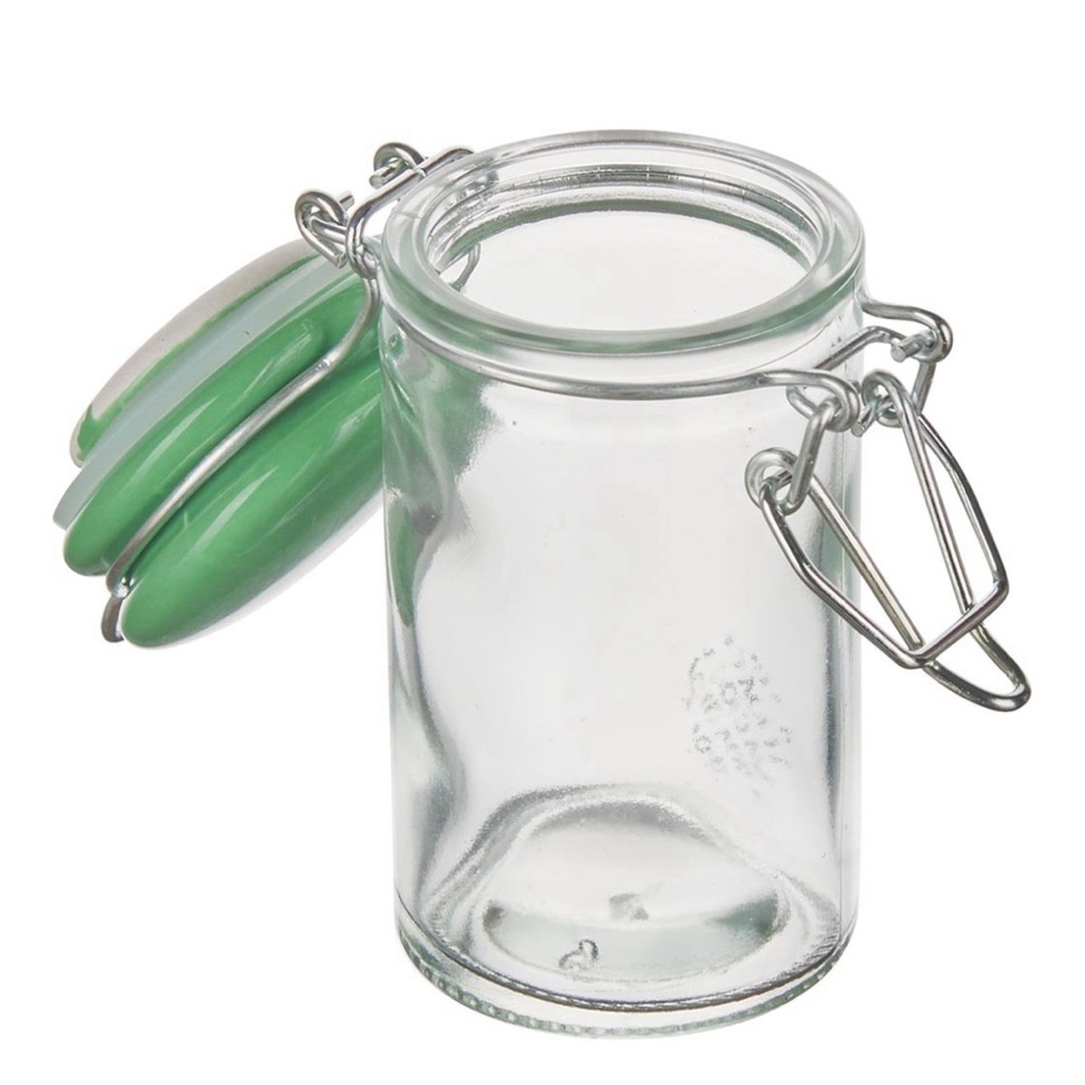 Glass Canister with Spring Lid - Picture 2 of 2